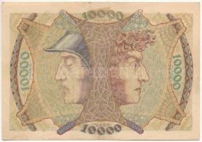 Németország / Weimari Köztársaság / Mannheim 1923. 10.000M szükségpénz vízjeles papíron T:F ragaszto...