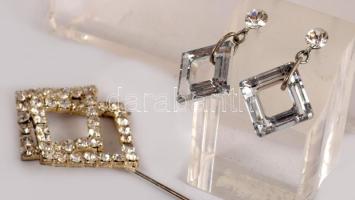 Elegáns kristály bizsu ékszer szett 