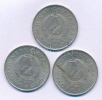 1950. 2Ft Cu-Ni (3x) T:AU,XF patina Adamo F7.1