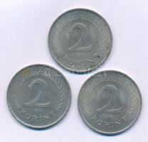 1950. 2Ft Cu-Ni (3x) T:AU,XF patina
Adamo F7.1