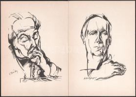 Erdélyi Helikon. Zsögödi Nagy Imre grafikái. Szerk.: Dr. Gróh Gáspár. Bp., 1986, Múzsák, 8 p.+ 20 t....