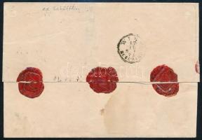 1871 Levél Kőnyomat 15kr bérmentesítéssel "PANCSOVA" - Wien ("D" típus, 56. pozí...