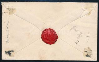 1873 Levél Réznyomat 3kr bérmentesítéssel "PEST" - Buda, Darányi Ignácnak címezve, hátolda...