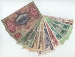 Vegyes 12db-os vegyes magyar bankjegytétel 1930-1936. 10P-100P (3xklf) + 1962-2007. 10Ft-500Ft (9xkl...