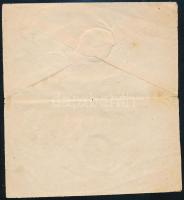 1872 Ajánlott 5kr díjjegyes levél Réznyomat 10kr díjkiegészítéssel nagyon ritka "VADNA / BORSOD...