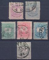 1874 Krajcáros sor 11 1/2 fogazással, 2kr színváltozattal