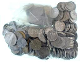 700g vegyes magyar és külföldi érme tétel T:AU-F