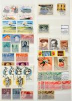 Több ezer darab magyar bélyeg, régiek és modernek vegyesen, 32 lapos, A/4-es Lindner berakóban