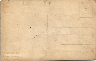 1913 Sarmingstein; Schiffsunglück / shipwreck, ship accident, river Danube. photo Paul Ledermann (ko...