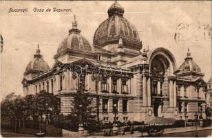 Bucharest, Bukarest, Bucuresti, Bucuresci; Casa de Depuneri / Depository Palace (r)