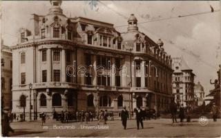 Bucharest, Bukarest, Bucuresti, Bucuresci; Universitatea / university (creases)