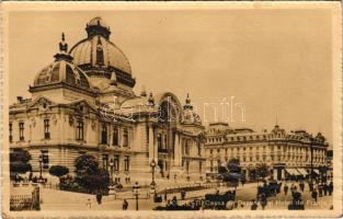 1911 Bucharest, Bukarest, Bucuresti, Bucuresci; Cassa de Depuneri si Hotel de Franta / Depository Palace, Hotel Franta (EK)