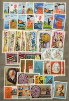 8 lapos A/4 berakó magyar sorokkal és kevés külföldi bélyeggel + FDC-k, emléklapok, bélyegfüzetek