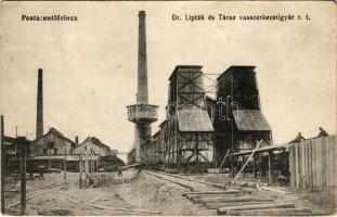 Budapest XVIII. Pestszentlőrinc, Dr. Lipták és Társa vasszerkezeti gyár rt., iparvasút. Fischer Henrik kiadása