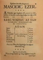 Chronica: Krónika ez világnak jeles dolgairól Székely István 1559. Bibliotheca Hungarica Antiqua III...