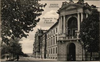 Zagreb, Zágráb; Akademicki trg / Place de l'Académie / Academy Square (EK)