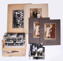 ca 1920-1960 Vegyes fotó tétel, benne régi képektől a modern iskolai tablókig, vegyes méretben