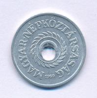 1960. 2f Al technológiai hibás veret (félrecsúszott lyukasztás) T:XF Adamo F1.1