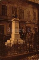 1903 Monor, Kossuth szobor. Burján Béla kiadása