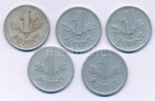 1949-1950. 1Ft Al "Rákosi-címer" (5x) T:VF,F
Adamo F6.1