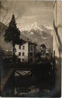 Merano, Meran (Südtirol); tourist, hotel, mountain peak. photo J. R. Schöner Fotoatelier (EK)