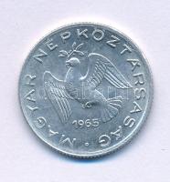 1965. 10f Al technológiai hibás veret (verőtő-repedés) T:XF Adamo F3.1