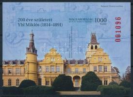 2014 Jeles magyarok VI. - 200 éve született Ybl Miklós vágott blokk (23.000)