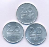 1953-1966. 20f Al (3xklf) T:AU,XF Adamo F4.1