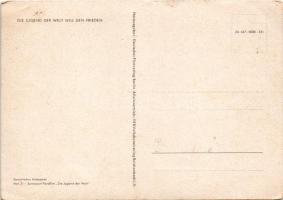 "Die Jugend der Welt will den Frieden." Sowjetischer Komsomol / Szovjet kommunista propaga...