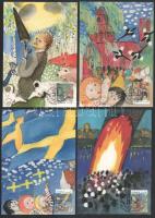 Svédország 1991 (4 db)