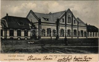 1905 Békés, Magy. királyi áll. kosárfonó iskola. Vever Oszkár kiadása