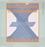 Jeremy Aynsley: Grafik-Design in Deutschland 1890-1945. Mainz, 2000, Hermann Schmidt. Gazdag képanyaggal illusztrálva. Német nyelven. Kiadói egészvászon-kötés, kiadói papír védőborítóban.