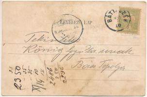 1903 Bátaszék, Új templom, orgona, belső. Kiadja Góczy Nep János (fl)