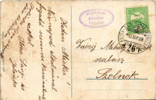 1913 Eszék, Essegg, Osijek; Chavrakova ulica / Chavrakgasse / street + "ESZÉK - BARCS - NAGYKAN...