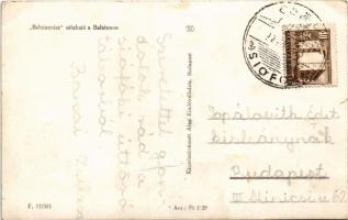 Balaton; Beloiannisz sétahajó. Képzőművészeti Alap Kiadóvállalata. photo (gyűrődések / creases)