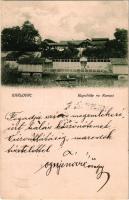1909 Károlyváros, Karlovac; Kupaliste na Korani / fürdő / spa, bathhouse (EK)