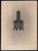 Hege, Walter - Pinder, Wilhelm: Der Naumburger Dom und der Meister seiner Bildwerke. Berlin, 1939, Deutscher Kunstverlag, 46+(2) p.+ 92 (fekete-fehér fotók) t. Német nyelven. Kiadói egészvászon-kötés, kissé foltos borítóval, helyenként összeragadt lapokkal.