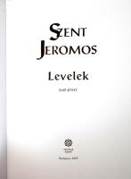 Szent Jeromos: Levelek I-II. Szenzár Kiadó, 2005. Kiadói kartonált papírkötésben, papír védőborítóva...