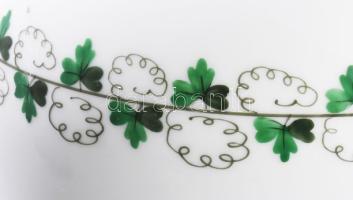 Herendi petrezselyemlevél mintás váza. Jelzett, kézzel festett, m: 23 cm