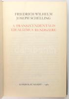 F.W.J. Schelling: A transzcendentális idealizmus rendszere. Bp., 1982. Gondolat. Kiadói egészvászon kötésben.