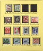 Berlin Tartalmas gyűjtemények, gyűjteményrészek, több példányos előrendezők 2 nagy albumban + 4 A4-e...