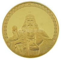 Csontos Attila DN "Hazánk kincsei - H - Hungaria" aranyozott Cu-Ni emlékérem kapszulában, tanúsítvánnyal (38,61mm) T:PP