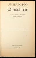 Umberto Eco: A rózsa neve, Európa Könyvkiadó, 1988, Kiadói egészvászon-kötés, kiadói papír védőborít...