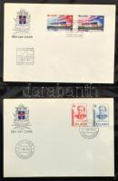 Izland 116 db FDC levélberakóban