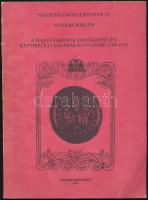 Nyakas Miklós: Hajdúsági közlemények 17. A Hajdúvárosok országgyűlési képviseleti jogának elnyerése 1790-1791, Hajduböszörmény, 1992, Kiadói papírkötésben