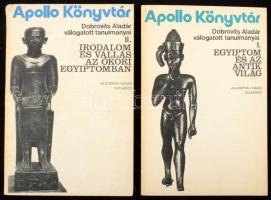 Dobrovits Aladár: Dobrovits Aladár válogatott tanulmányai I-II. (I. Egyiptom és az antik világ; II. Irodalom és vallás az ókori Egyiptomban) Akadémiai Könyvkiadó, 1979