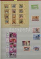 ~8.000 Ft névértékű bélyeg a 2000-es évekből, sorok, töredéksorok, blokkok 8 lapos A4-es berakóban