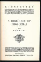 Moór Gyula: A jogbölcselet problémái (Reprint ex Hungaria). Hatágú Síp Alapítvány, 1992 Kiadói papír...