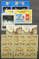 Modern és 1990-2000 évekbeli magyar bélyegek, sorok, blokkok, emlékívek 12 lapos nagy berakóban