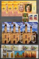 Modern és 1990-2000 évekbeli magyar bélyegek, sorok, blokkok, emlékívek 12 lapos nagy berakóban